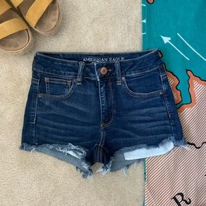 American Eagle High Rise Jean Shorts